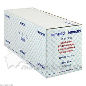 GIPSBINDE TEM SPEZ 3MX8CM, 10 ST – PZN 4402764 из Германии