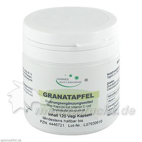 Granatapfel Konzentrat 40% Vegi Kapseln, 120 ST – PZN 4446721 из Германии