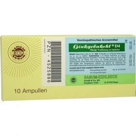 GINKGOBAKEHL D 4, 10X2 ML – PZN 4525886 из Германии