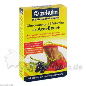 Glucomannan + B-Vitamine mit Acai-Beere, 40 ST – PZN 4570970 из Германии