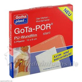 Gota-POR PU Wundfilm 10x6cm steril, 5 ST – PZN 468447 из Германии