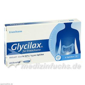 GLYCILAX FUER ERWACHSENE, 6 ST – PZN 4942845 из Германии