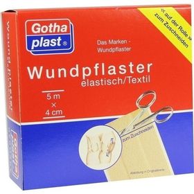 GOTHAPLAST WUNDPFLASTER ELASTISCH 5MX4CM, 1 ST – PZN 4951436 из Германии