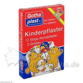 Gothaplast Kinderpflaster Strips, 12 ST – PZN 541167 из Германии