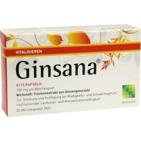 Ginsana G115, 30 ST – PZN 5461651 из Германии