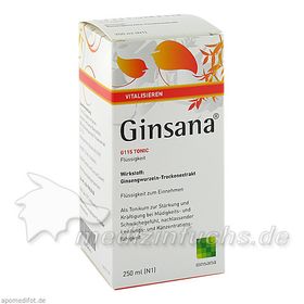 Ginsana G115, 250 ML – PZN 5461674 из Германии