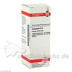 GRANATUM D 6, 20 ML – PZN 546265 из Германии