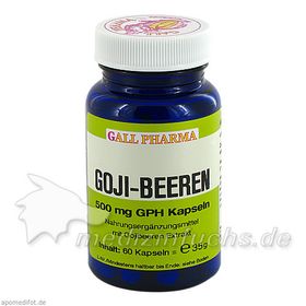 Goji-Beeren 500mg GPH Kapseln, 60 ST – PZN 5530168 из Германии