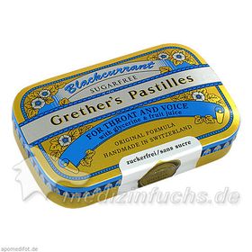 Grether's Blackcurrant Silber zf Dose, 60 G – PZN 560420 из Германии