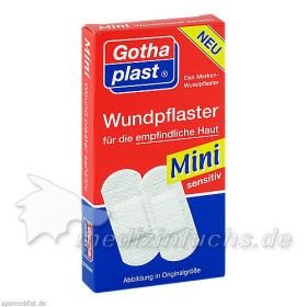 Gothaplast Wundpflaster MINI sensitiv 4x1.7cm, 20 ST – PZN 5954879 из Германии