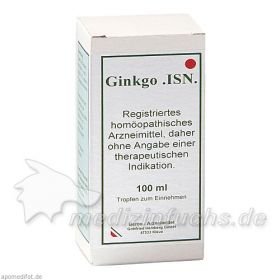 GINKGO ISN, 100 ML – PZN 7134666 из Германии