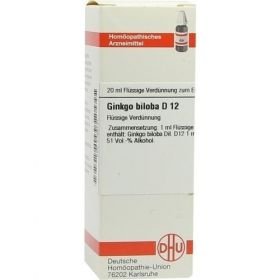 GINKGO BILOBA D12, 20 ML – PZN 7168731 из Германии