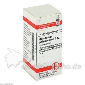 GNAPHALIUM POLYC D12, 10 G – PZN 7247577 из Германии