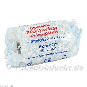 GIPSBINDE TEMEDIA SPEZIAL 6CMX2M, 1 ST – PZN 7280741 из Германии