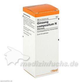 Ginseng compositum N, 30 ML – PZN 738869 из Германии
