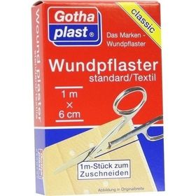 GOTHAPLAST WUNDPFLASTER STANDARD 1MX6CM AM STUECK, 1 ST – PZN 7393089 из Германии