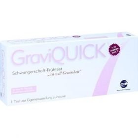 GraviQUICK Schwangerschaft-Frühtest, 1 ST – PZN 7418323 из Германии