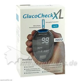 GlucoCheck XL Blutzuckermessgerät Set mg/dl, 1 ST – PZN 7543502 из Германии