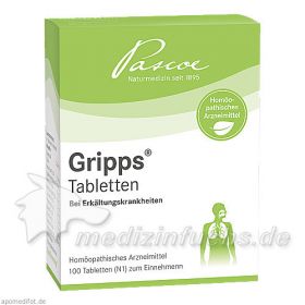 GRIPPS Tabletten, 100 ST – PZN 7606912 из Германии