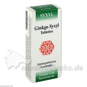 GINKGO SYXYL Tabletten, 60 ST – PZN 7610871 из Германии