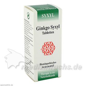 GINKGO SYXYL Tabletten, 120 ST – PZN 7610888 из Германии