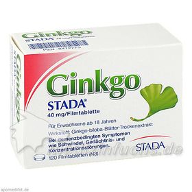 Ginkgo STADA, 120 ST – PZN 8472773 из Германии