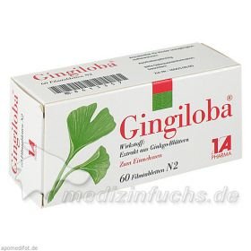 Gingiloba, 60 ST – PZN 8613357 из Германии