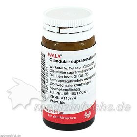 GLANDULAE SUPRARENALI COMP, 20 G – PZN 8786046 из Германии