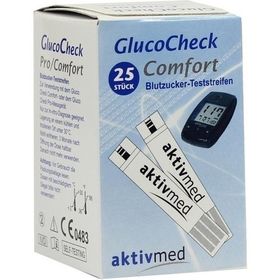 GLUCO CHECK Comfort Teststreifen, 25 ST – PZN 9286630 из Германии