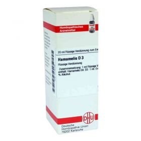 Hamamelis D 3 Dilution (20 ml) – PZN 2115138 из Германии