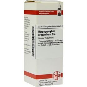 Harpagophytum Proc. D 4 Dilution (20 ml) – PZN 2115339 из Германии