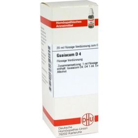 Guaiacum D 4 Dilution (20 ml) – PZN 2614752 из Германии