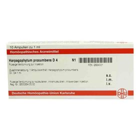 Harpagophytum Proc. D 4 Ampullen (10X1 ml) – PZN 2824001 из Германии