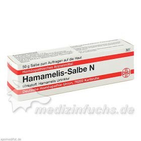 Hamamelis-Salbe N, 50 G – PZN 1055285 из Германии