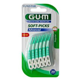 Gum Soft-picks Advanced regular+Reise-Etui (30 stk) – PZN 11160184 из Германии