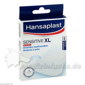 Hansaplast XL Sensitive 6x7cm, 5 ST – PZN 11362108 из Германии