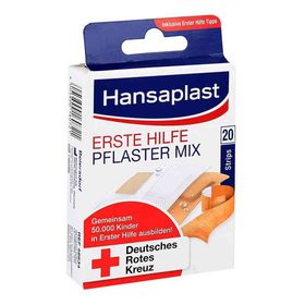 Hansaplast Erste Hilfe Pflaster Mix (20 stk) – PZN 11663488 из Германии