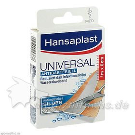 Hansaplast med Universal 1mx6cm, 10 ST – PZN 1201611 из Германии