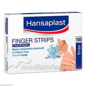 Hansaplast Universal Water Resist.120x20mm Strips, 100 ST – PZN 1215257 из Германии