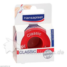 Hansaplast Fixierpflaster Classic 5mx2.5cm Schub, 1 ST – PZN 12347418 из Германии