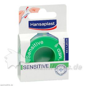 Hansaplast Fixierpflaster Sensitive5mx1.25cm Schub, 1 ST – PZN 12347424 из Германии
