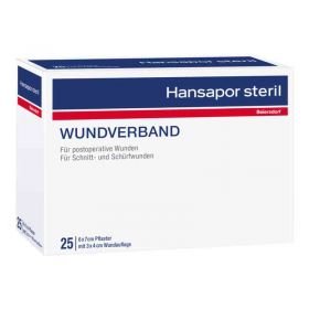 Hansapor steril Wundverband 6x7 cm (25 stk) – PZN 12439936 из Германии