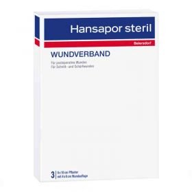 Hansapor steril Wundverband 8x10 cm (3 stk) – PZN 12439971 из Германии
