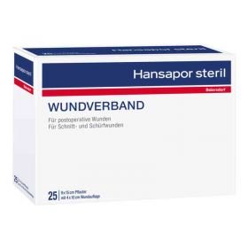 Hansapor steril Wundverband 9x15 cm (25 stk) – PZN 12440017 из Германии