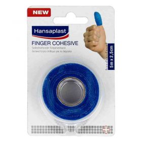 Hansaplast Fingerverb.selbsthaft.2,5 cmx5 m blau (1 stk) – PZN 12653279 из Германии