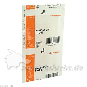 HANSAPOR steril Wundverband 8x15 cm, 1 ST – PZN 1698741 из Германии
