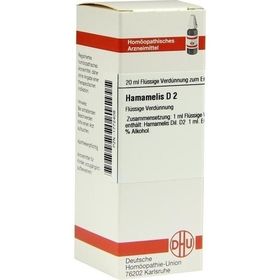 HAMAMELIS D 2, 20 ML – PZN 1772408 из Германии