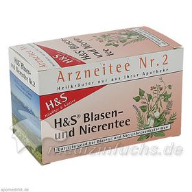 H&S BLASEN U NIERENTEE, 20 ST – PZN 192761 из Германии