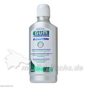 GUM Original White Mundspülung ohne Alkohol, 500 ML – PZN 195914 из Германии