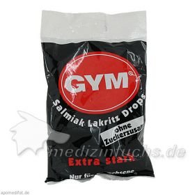 Gym Salmiak Lakritz Drops-Tüte o. Zuckerzusatz, 100 G – PZN 2022879 из Германии